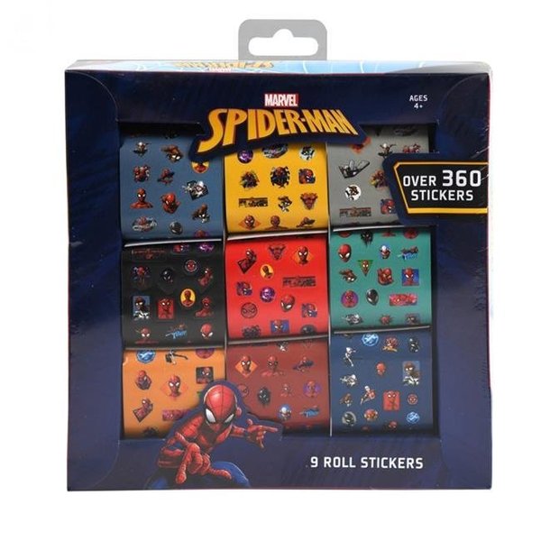 Spider-Man Spider-Man 803693 Spider-Man 9-Roll 360 Plus Sticker Box 803693
